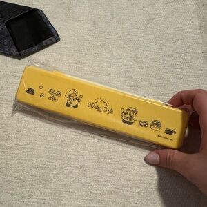 Kirby Cafe Petit Chopsticks and Spoon Set BNWT